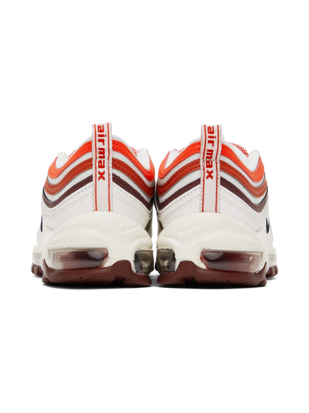 White & Red Air Max 97 Sneakers - 2