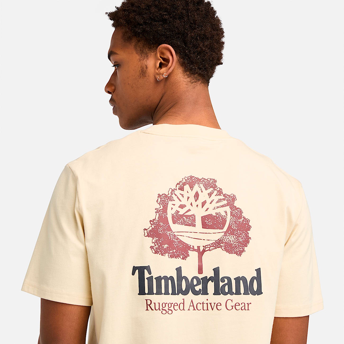 Men's Rugged Active Gear Back Graphic T-Shirt - 4