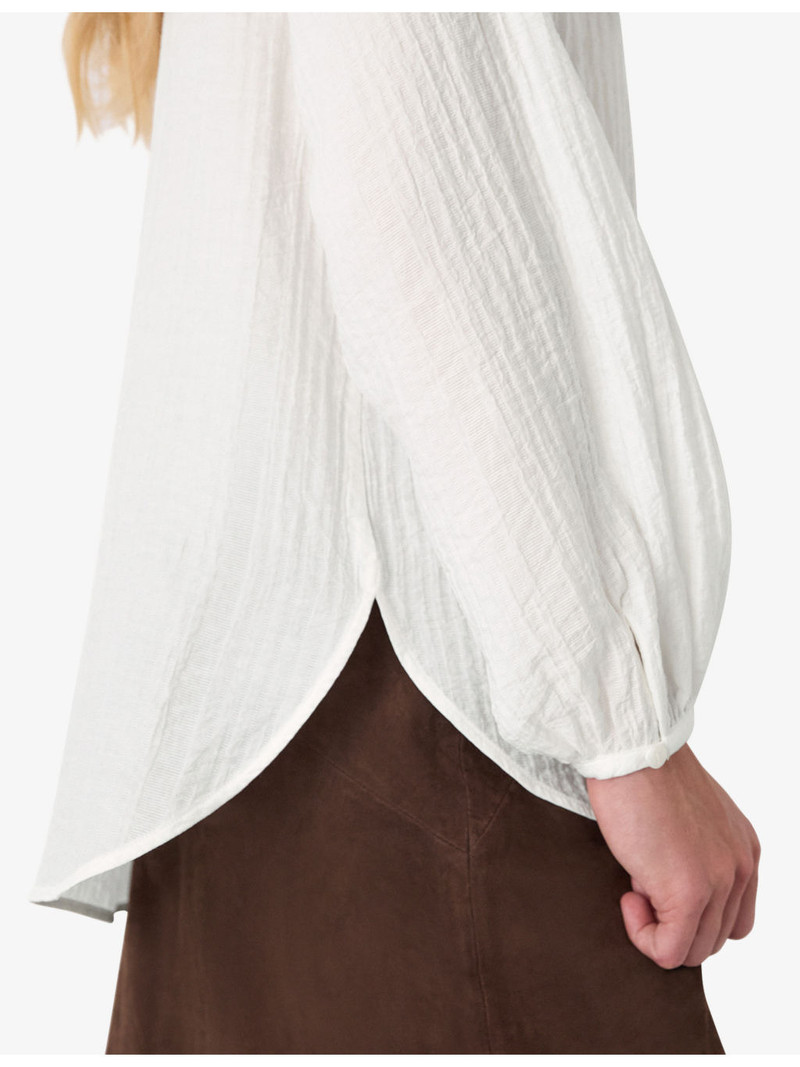 Relaxed-Fit Textured Woven Shirt 5
