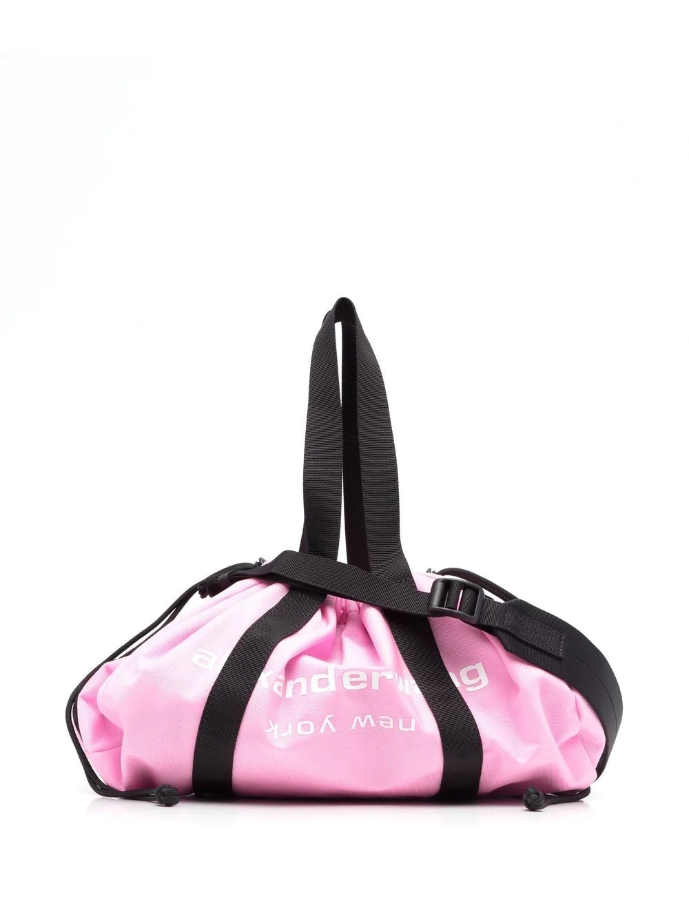 logo-print drawstring duffle bag - 1