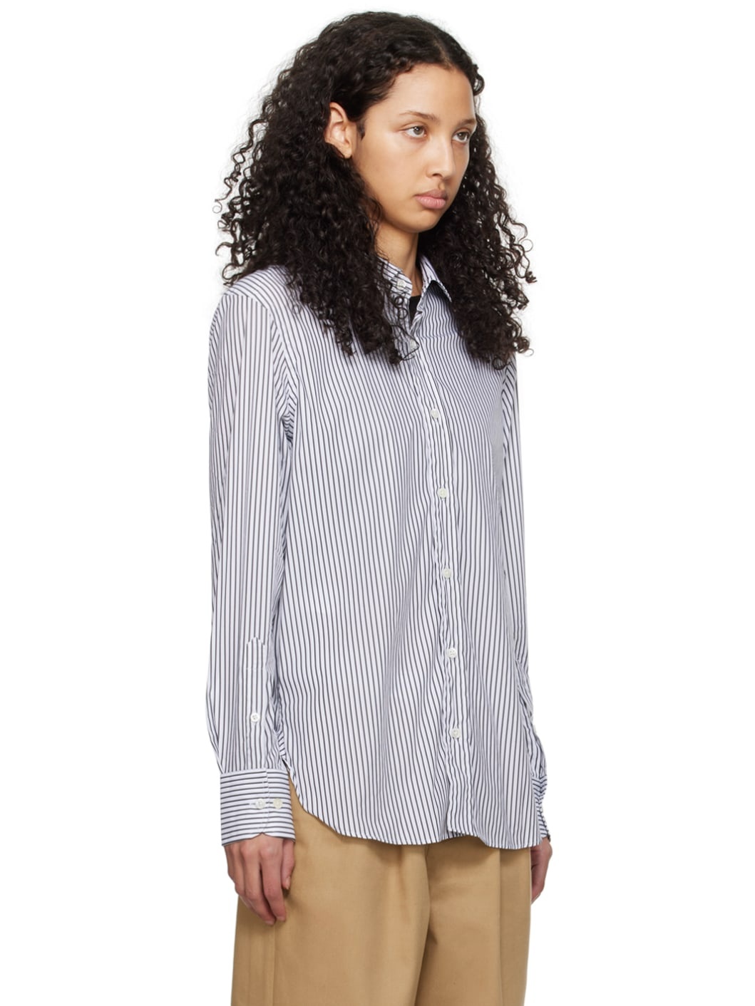 White Front Back Shirt - 2