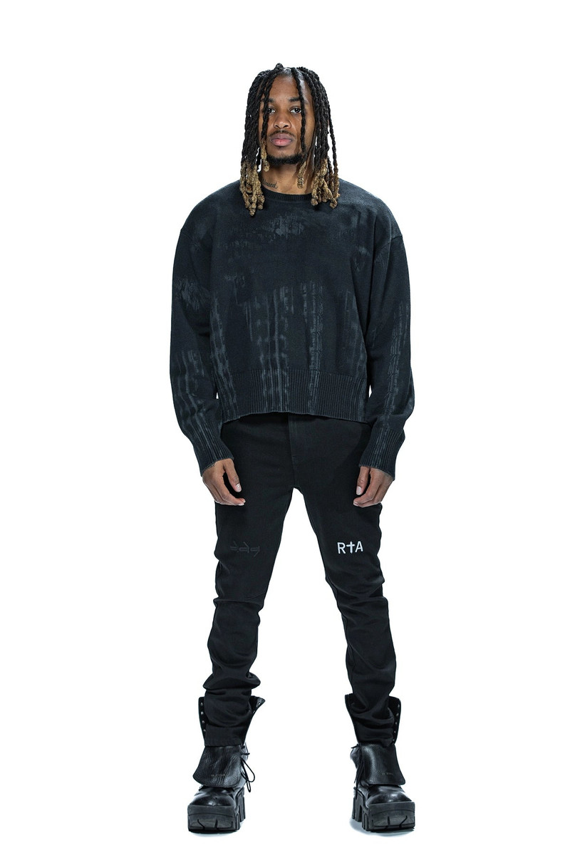 RTA X DDG KALEB SWEATER | BLACK PONTIAC 4