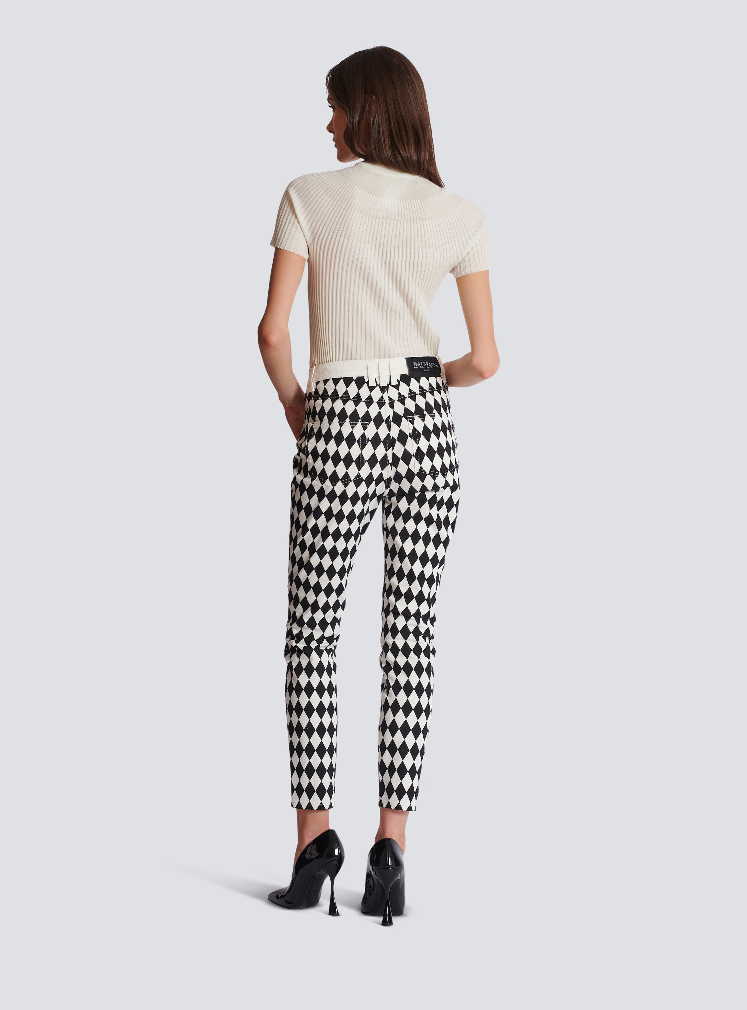 Diamond denim slim-fit jeans - 4