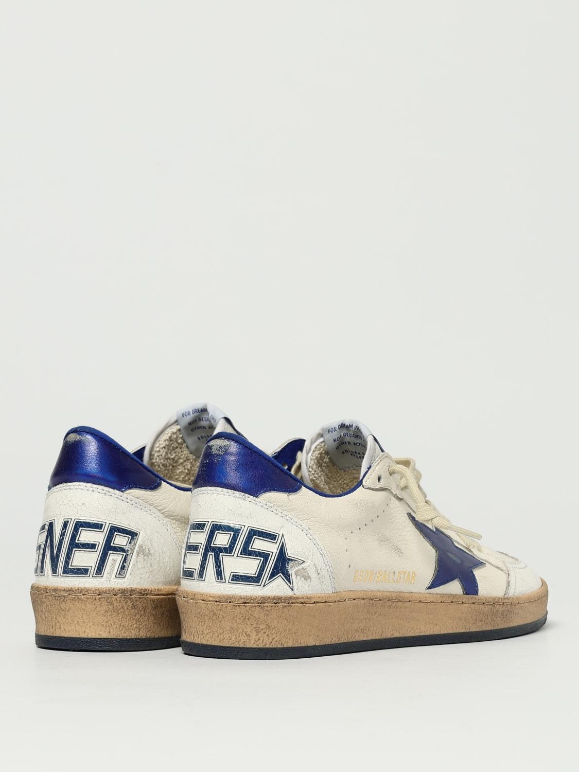 Golden Goose Ball Star sneakers in used leather - 3