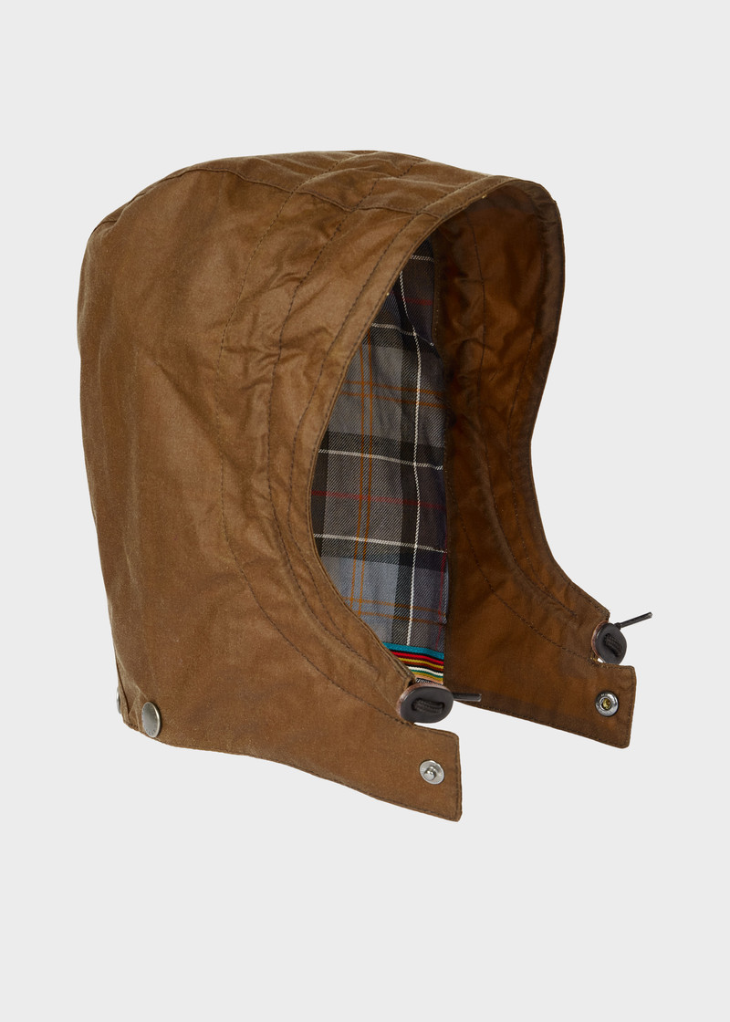 Paul Smith loves Barbour - Tan Waxed Hood 1