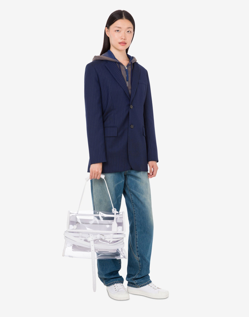 MOSCHINO TIE ME MEDIUM SHOULDER BAG 4