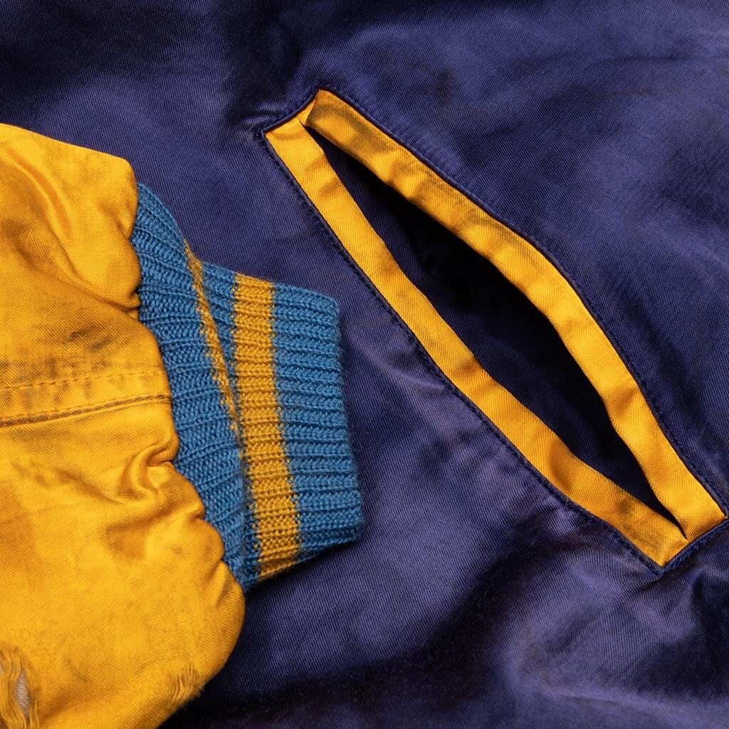 SAINT MICHAEL STADIUM JACKET - NAVY/YELLOW - 3