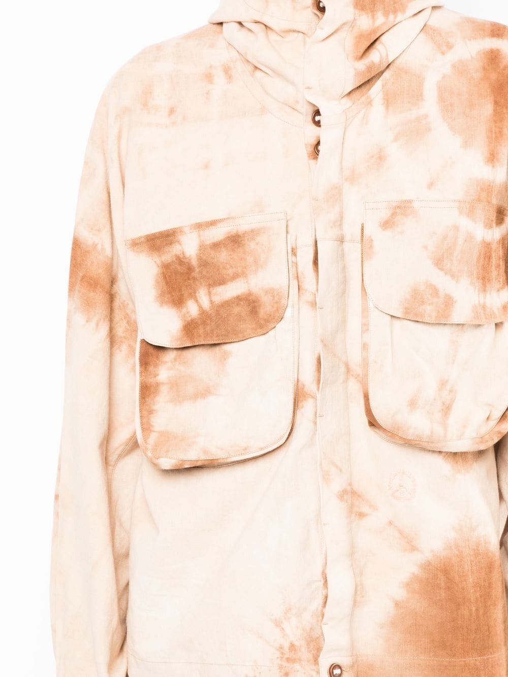 Forager tie-dye hooded jacket - 5