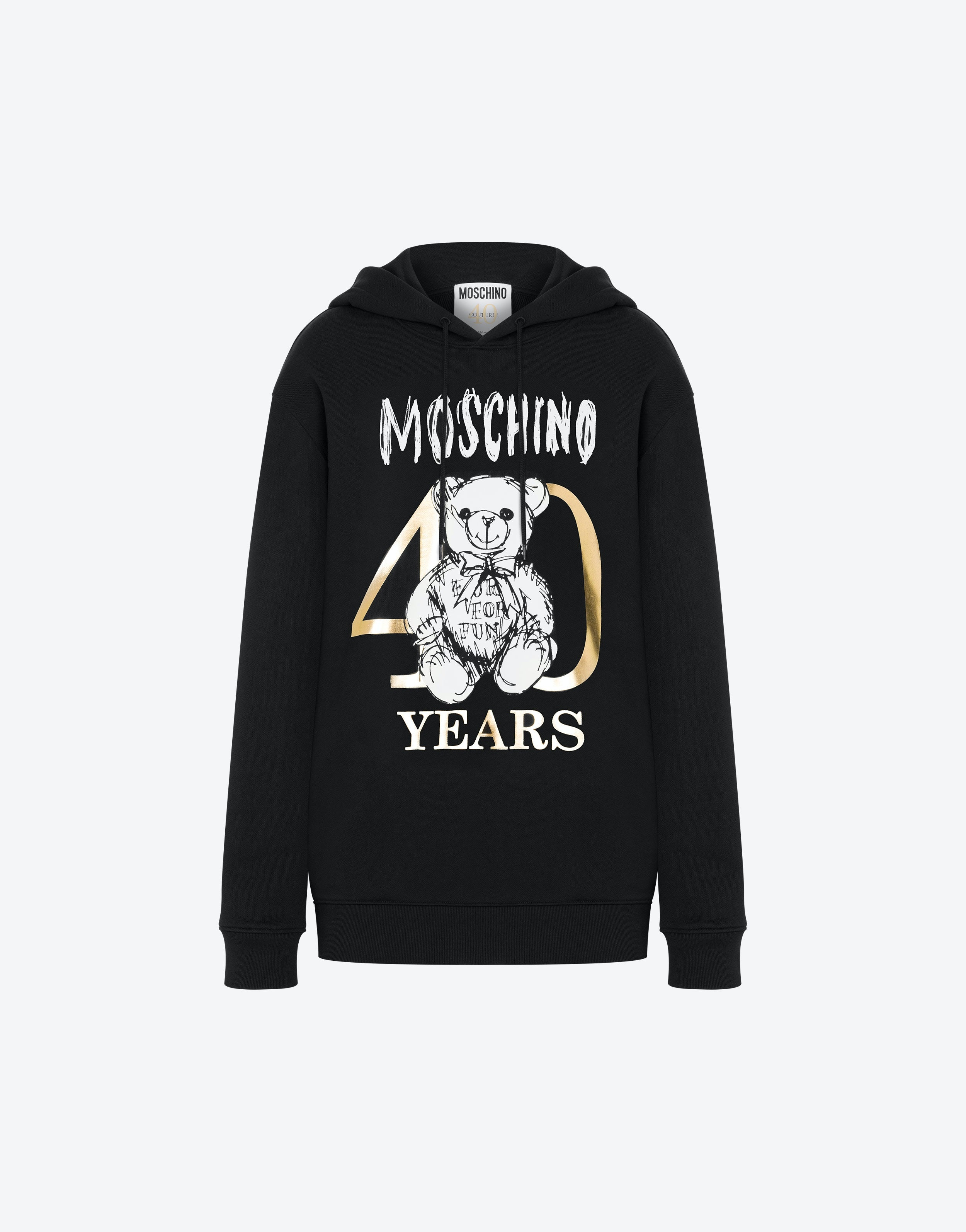 40 YEARS TEDDY BEAR HOODIE - 1