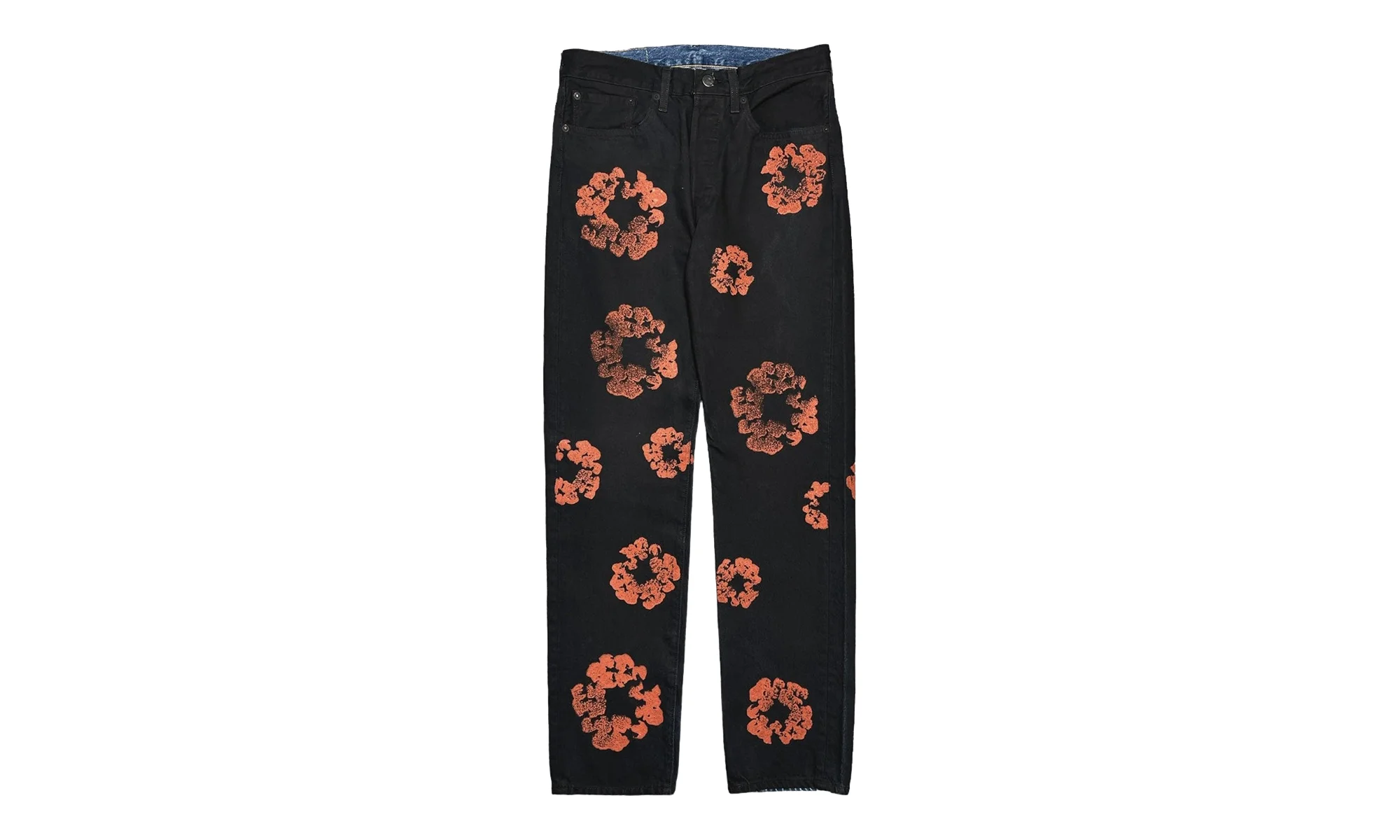 Levi's 501 The Cotton Wreath Logo Jeans "Black / Red / Clay" DT611 - 1