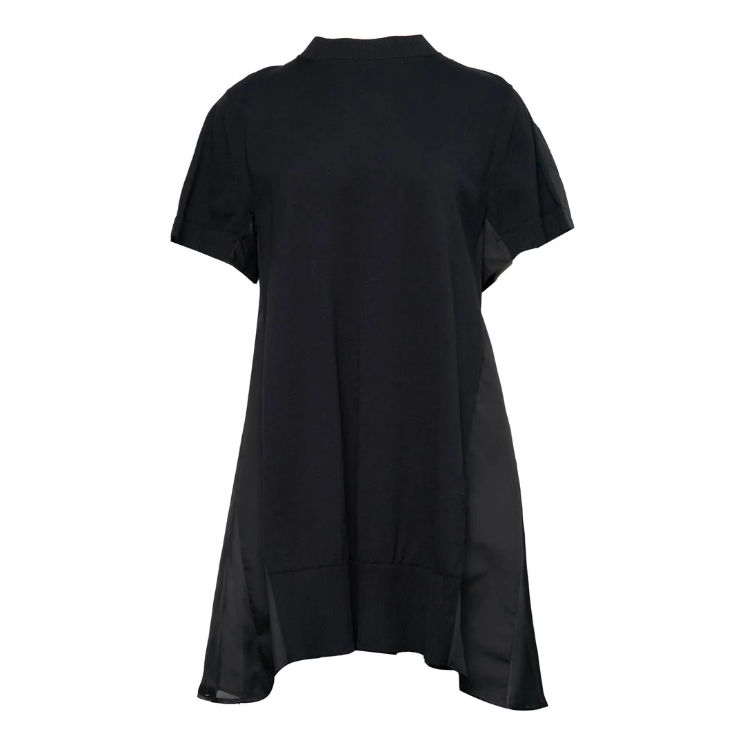 Poplin x Cotton Knit Dress - 1
