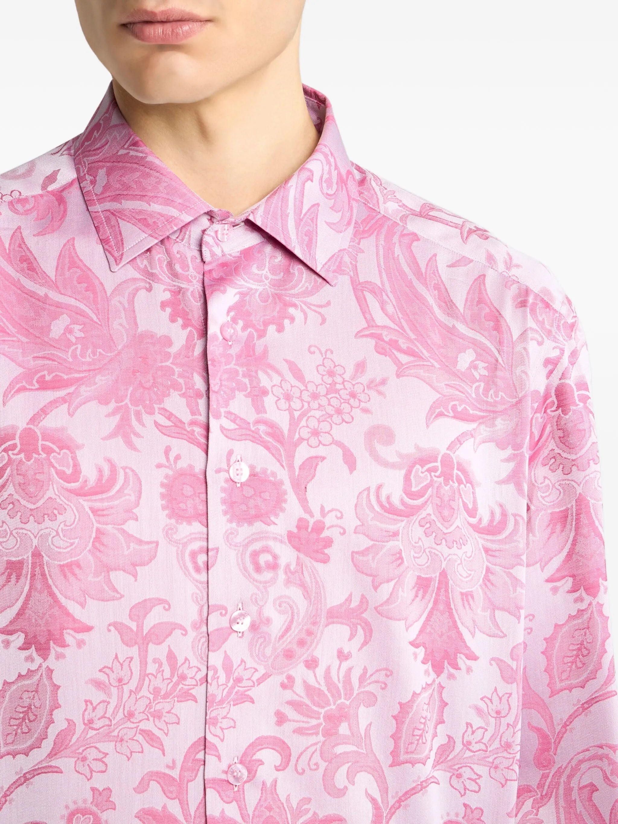 Etro Paisley-jacquard Cotton Shirt - 2