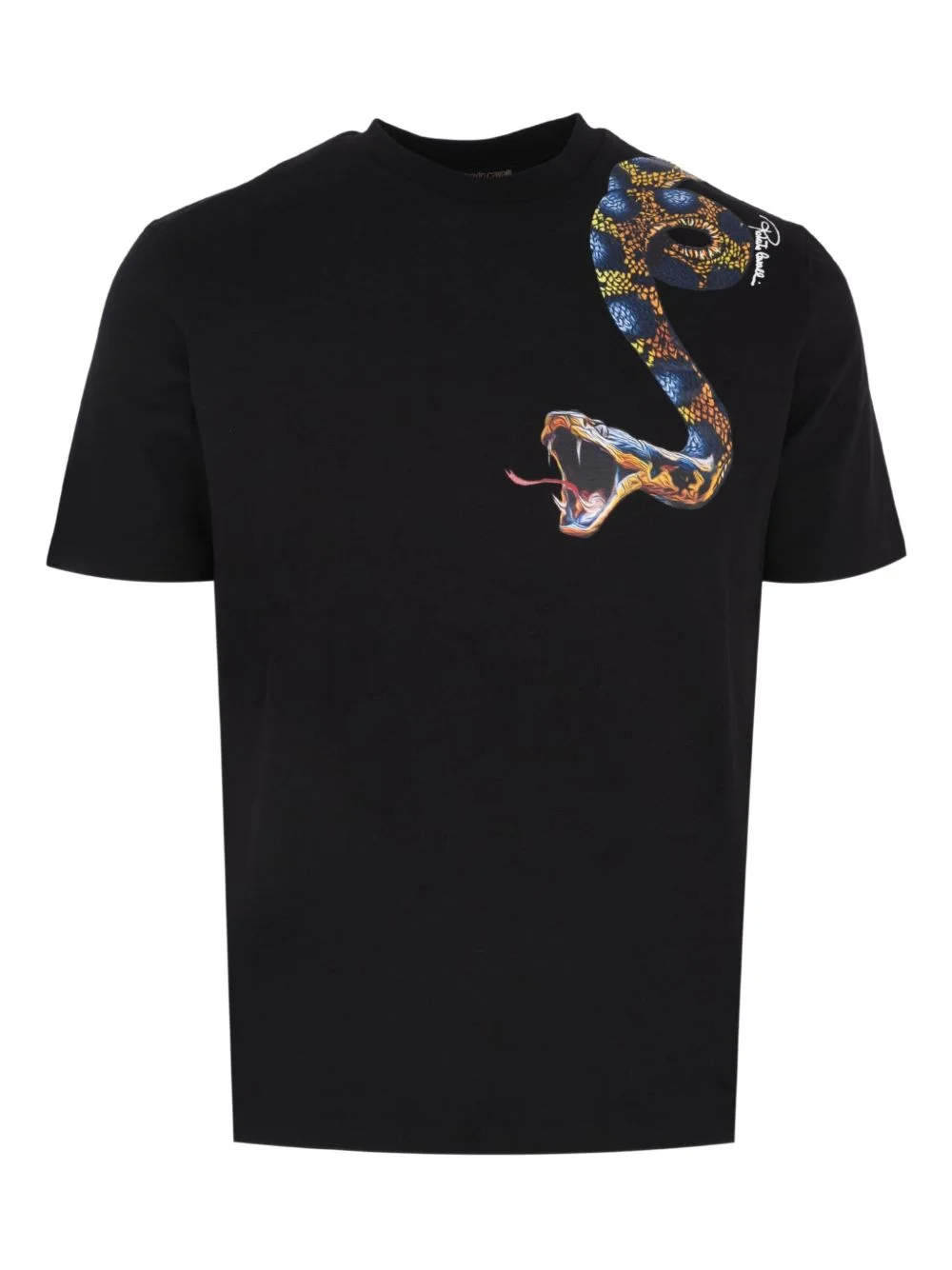 snake printed T-shirt - 1