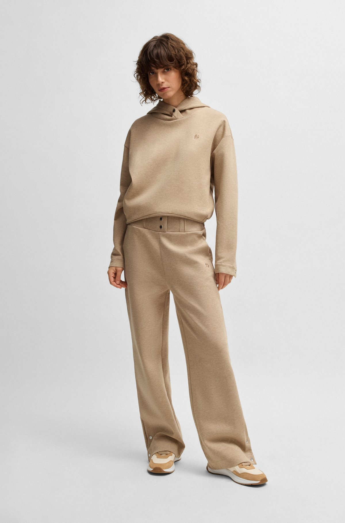 TRACKSUIT BOTTOMS WITH DOUBLE B MONOGRAM - 3