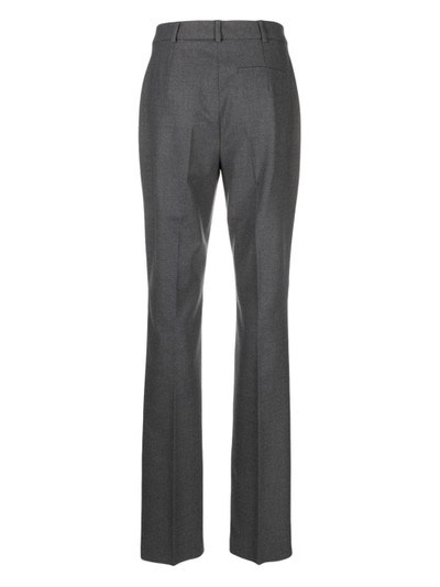 Sportmax pressed-crease tapered-leg trousers outlook