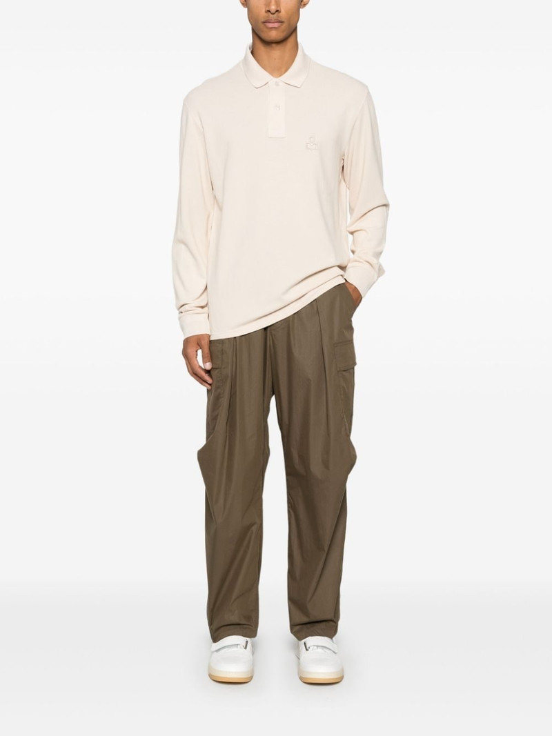 Isabel Marant logo-embroidered polo shirt outlook