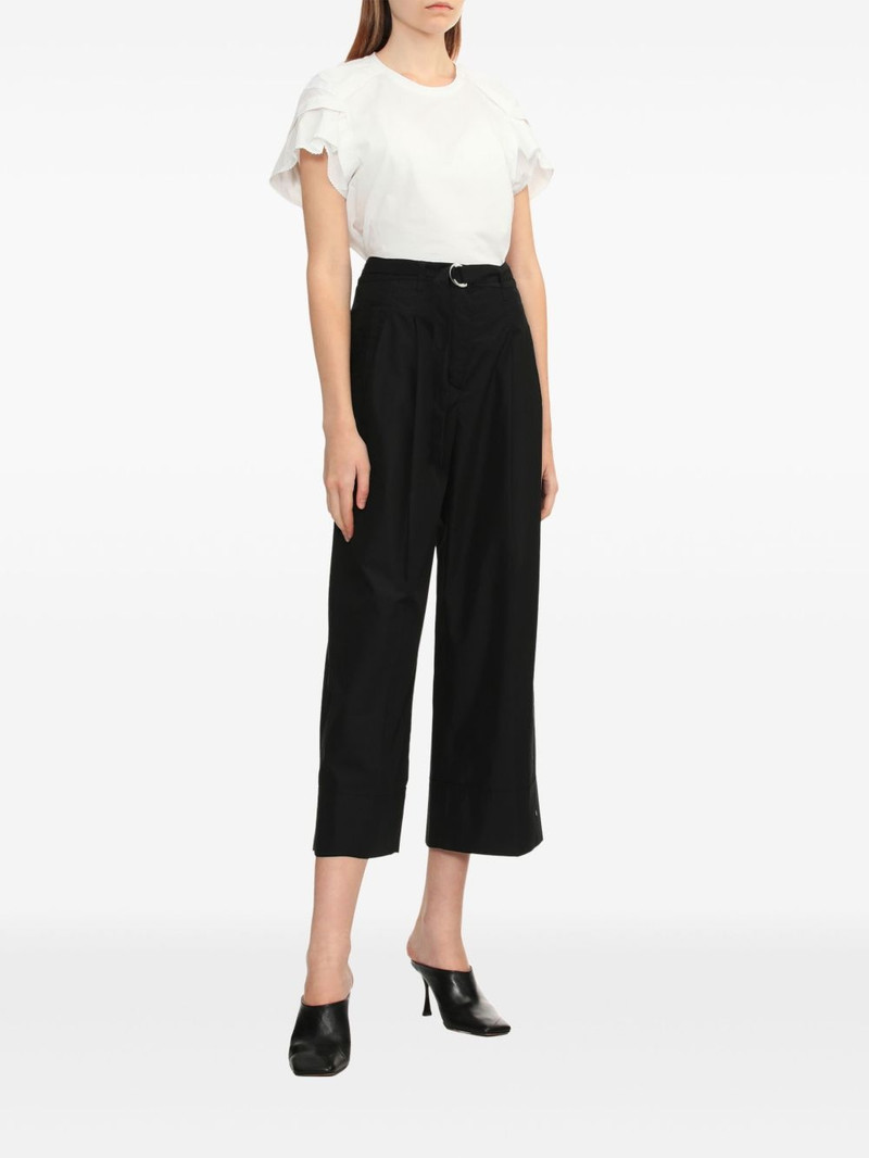 3.1 Phillip Lim draped-detail T-shirt outlook