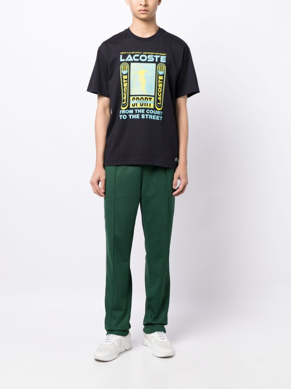 RenÃ© Lacoste-print cotton T-shirt - 2