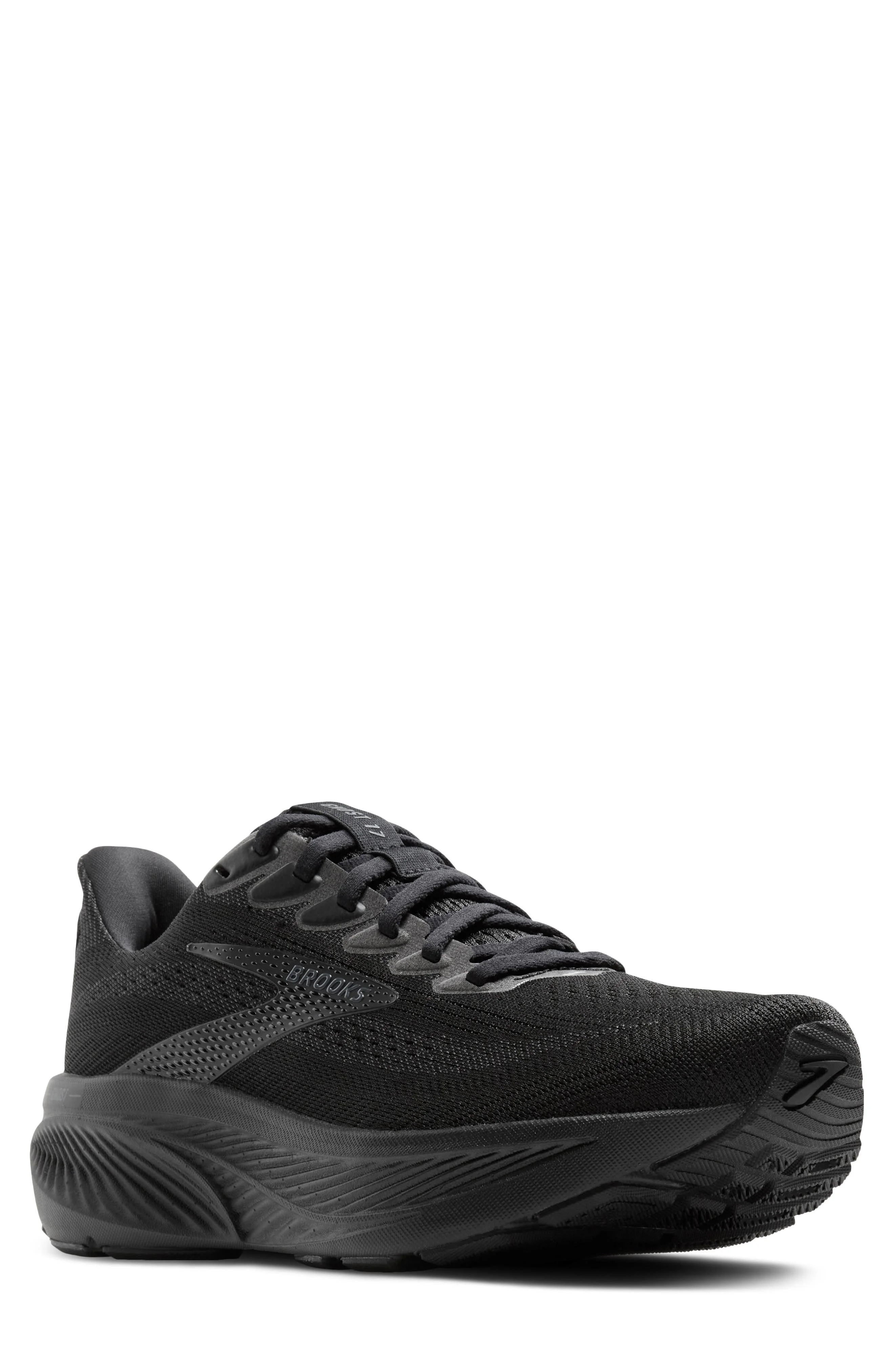 Brooks Ghost 17 Running Shoe in Black/black/ebony at Nordstrom - 1