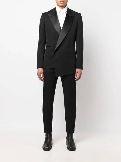 Alexander McQueen silk side panel tailored trousers outlook