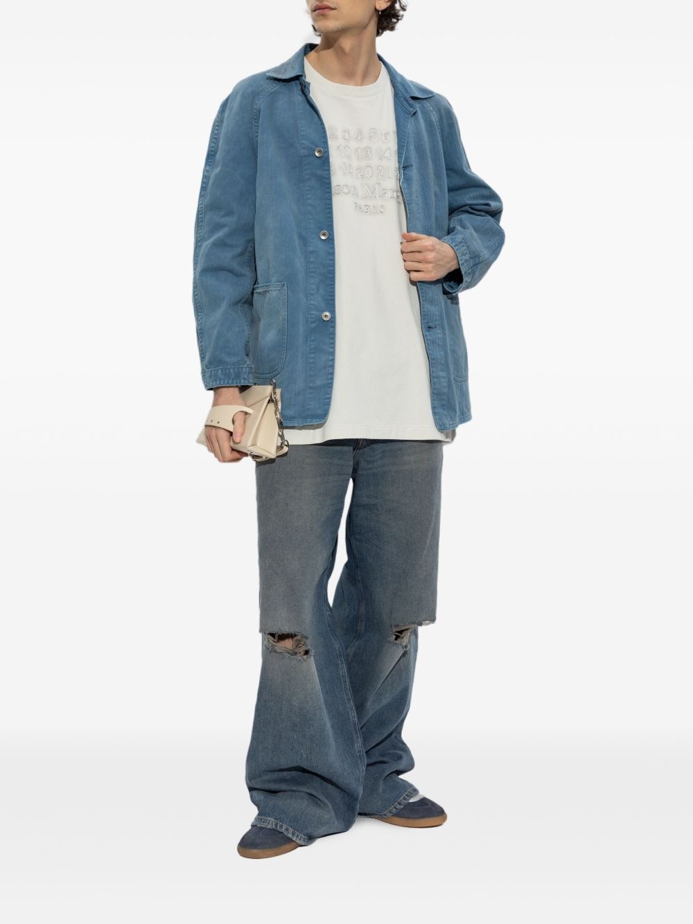 cotton shirt jacket - 2