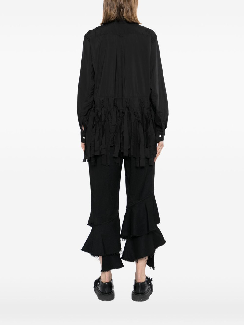 knotted fringe-trim shirt 4
