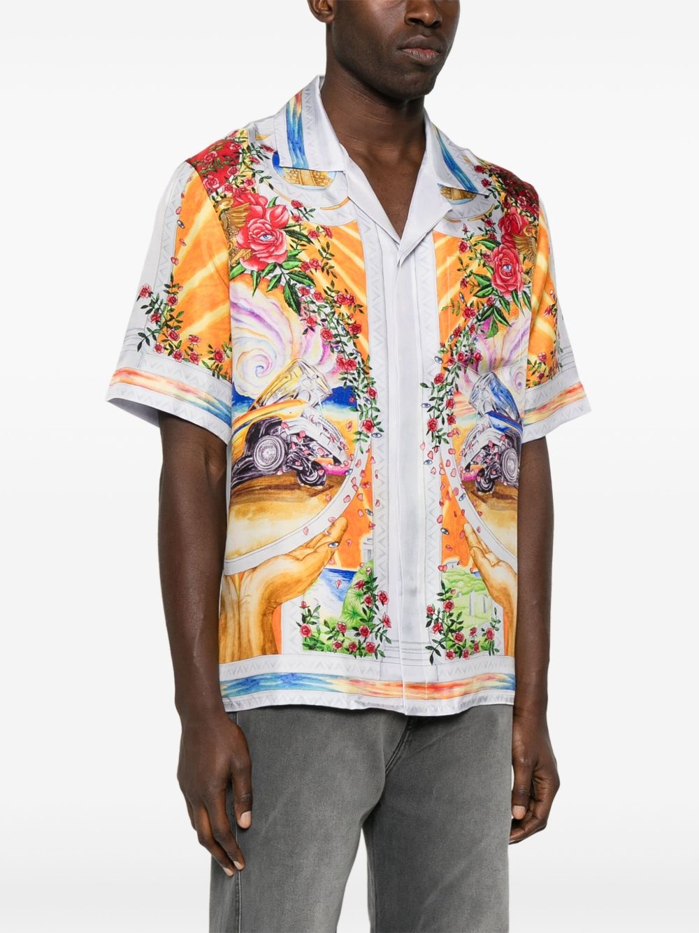 graphic-print shirt - 3