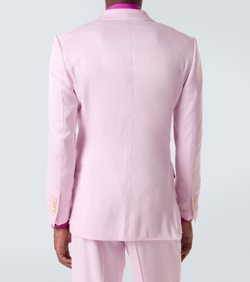 Silk gabardine suit jacket 4