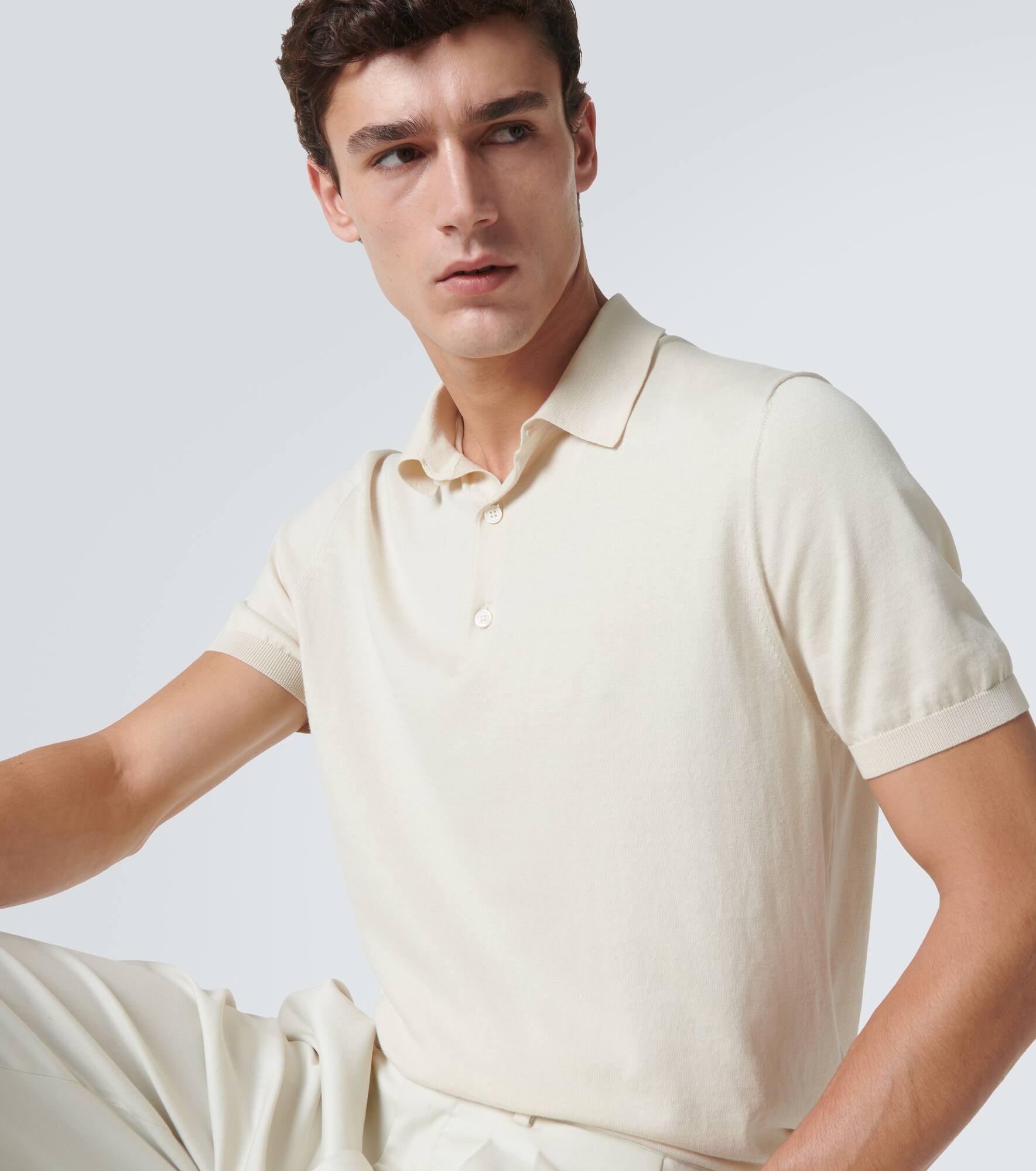Cotton polo shirt - 5