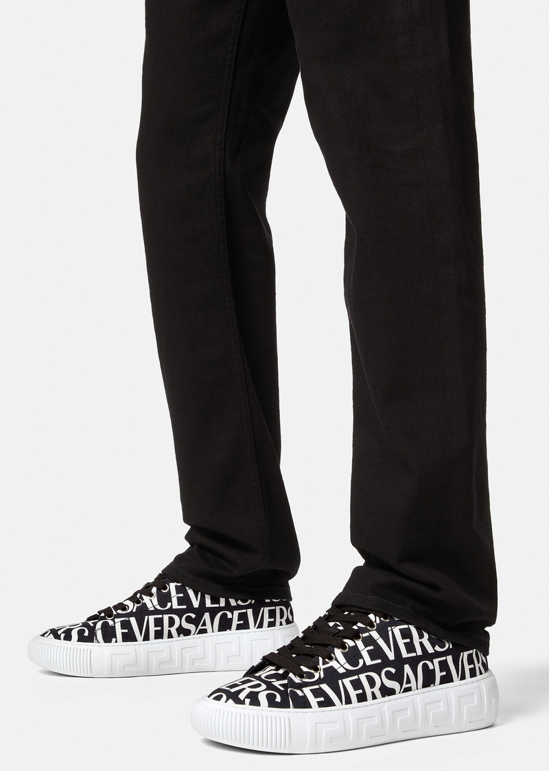 Versace Allover La Greca Sneakers 6