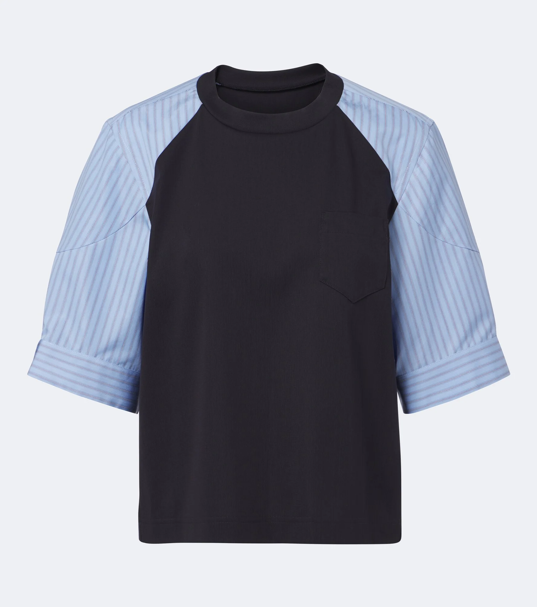 Striped cotton T-shirt - 1