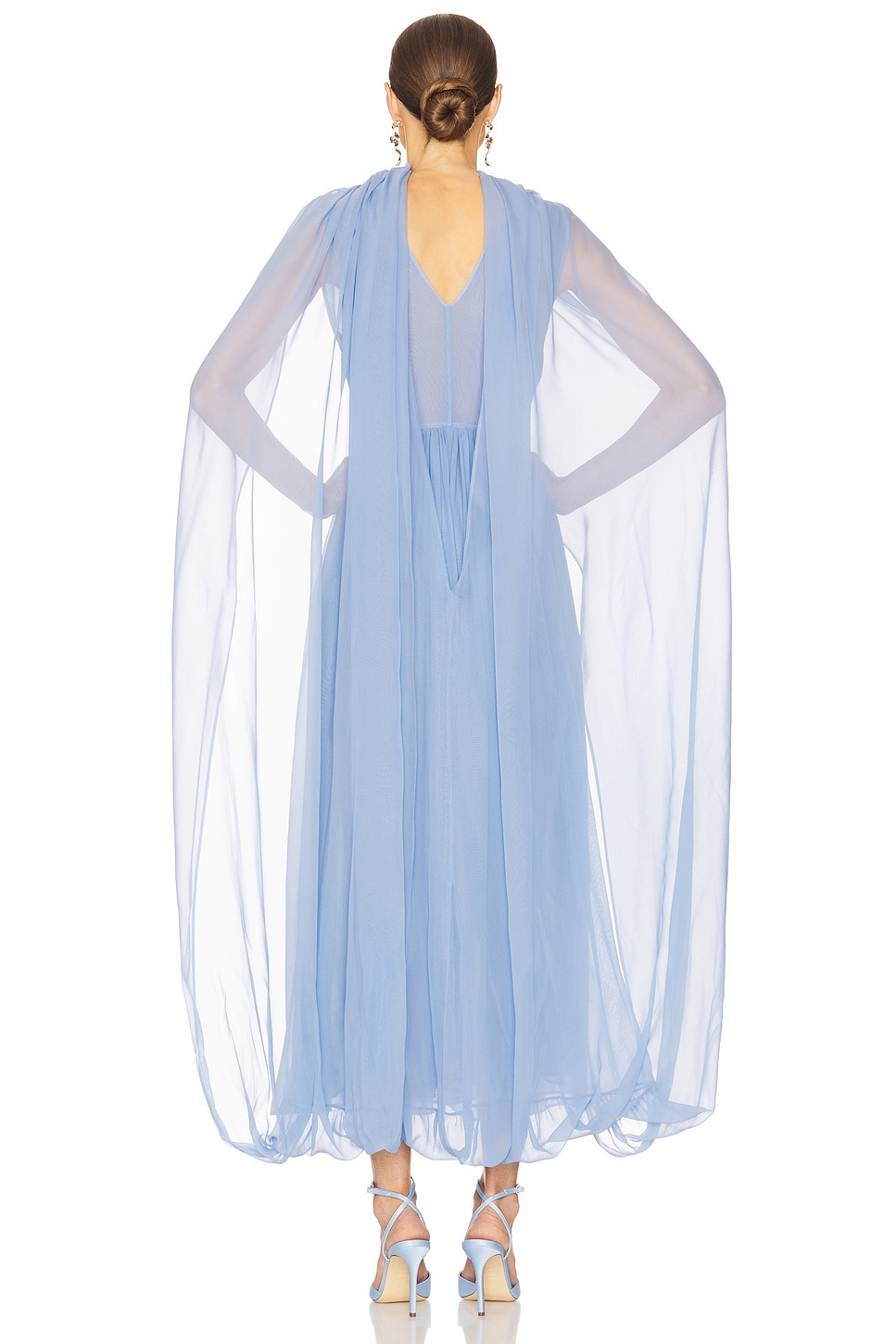 The Sabine Dress in Silk Chiffon - 6