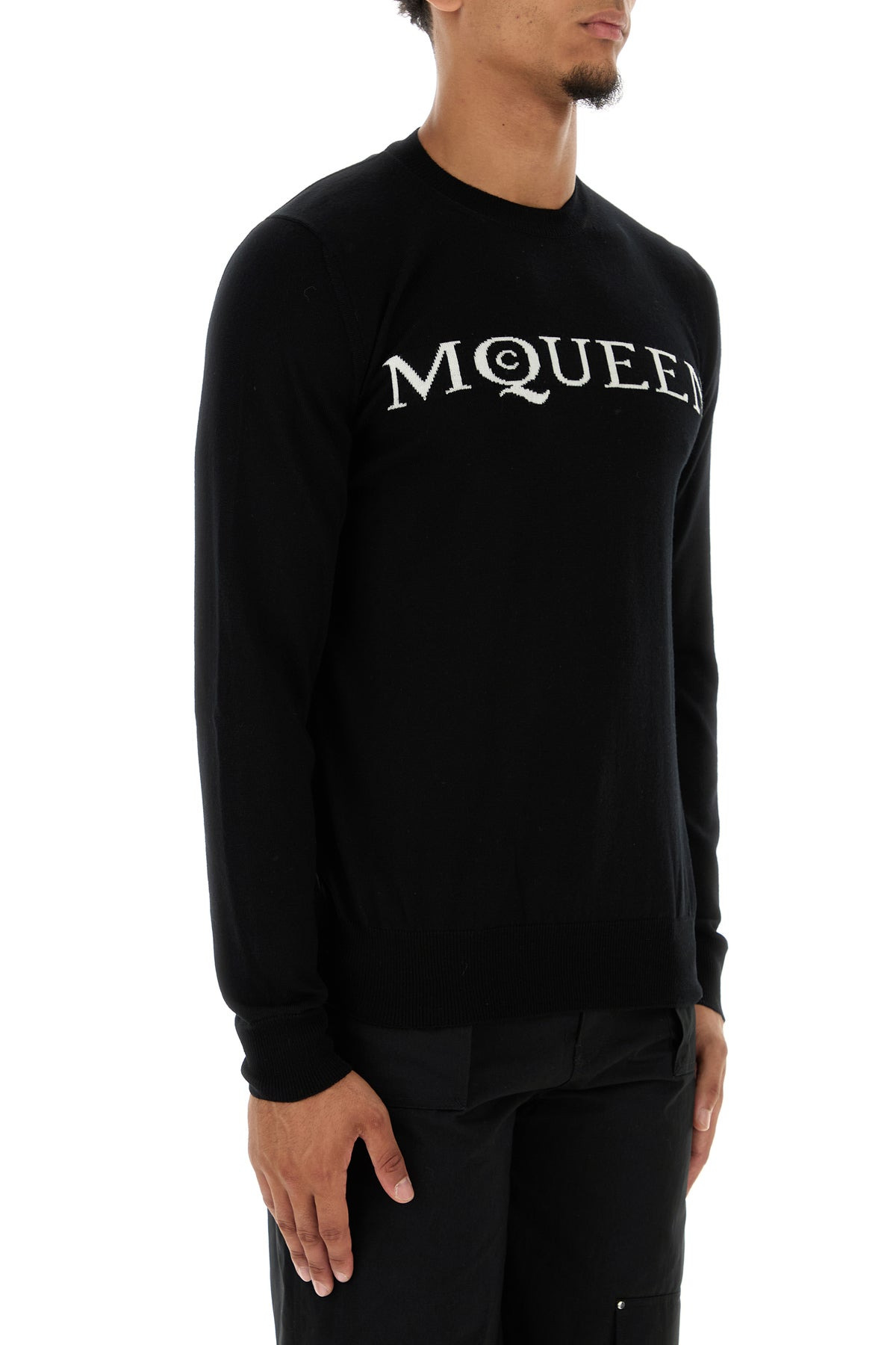 Black wool sweater - 3