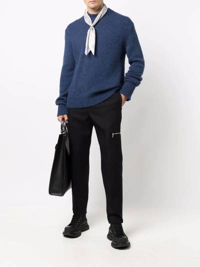 Jil Sander crewneck mohair-wool jumper outlook