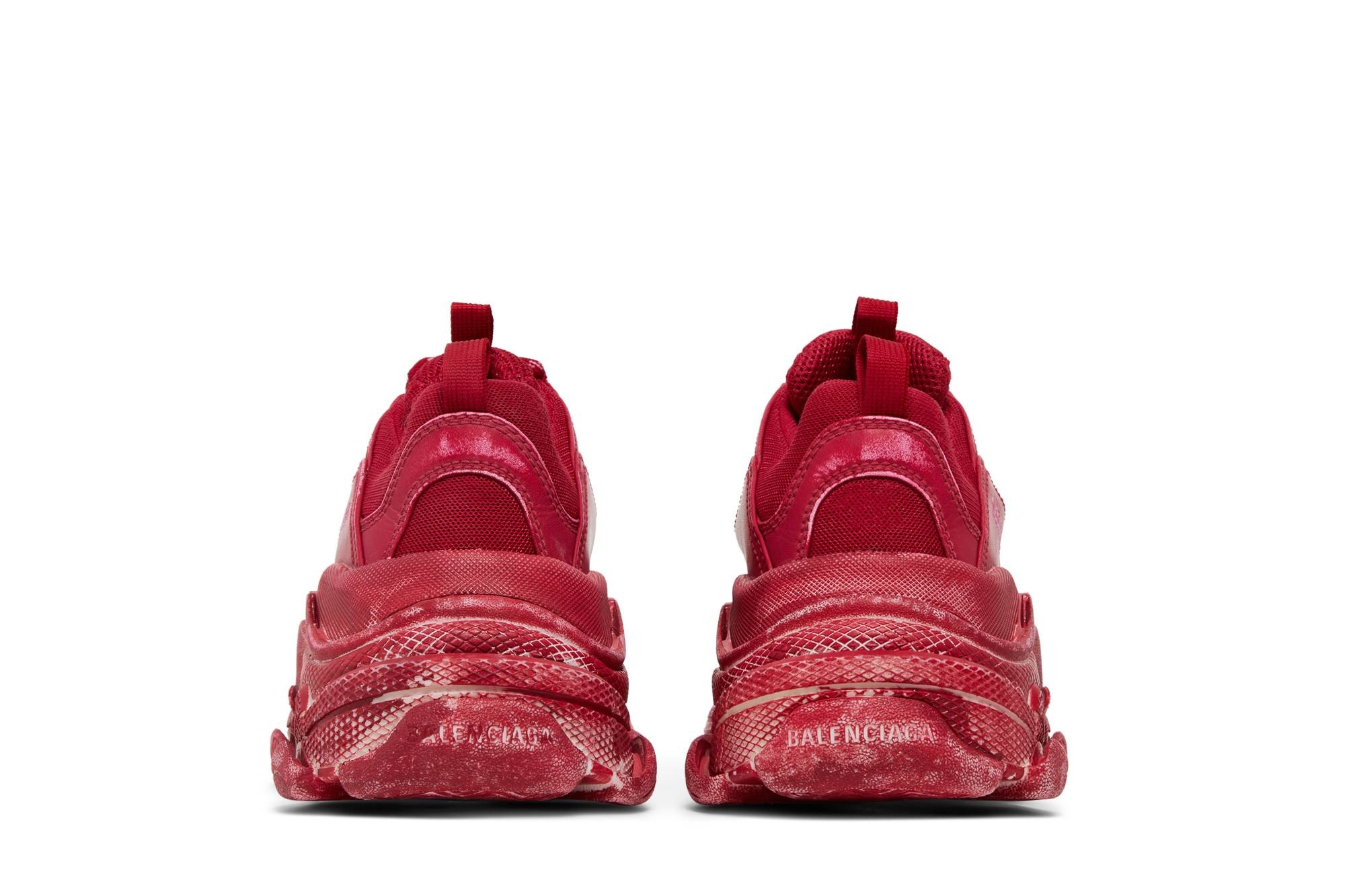 Balenciaga Wmns Triple S Sneaker 'Dark Red' - 6