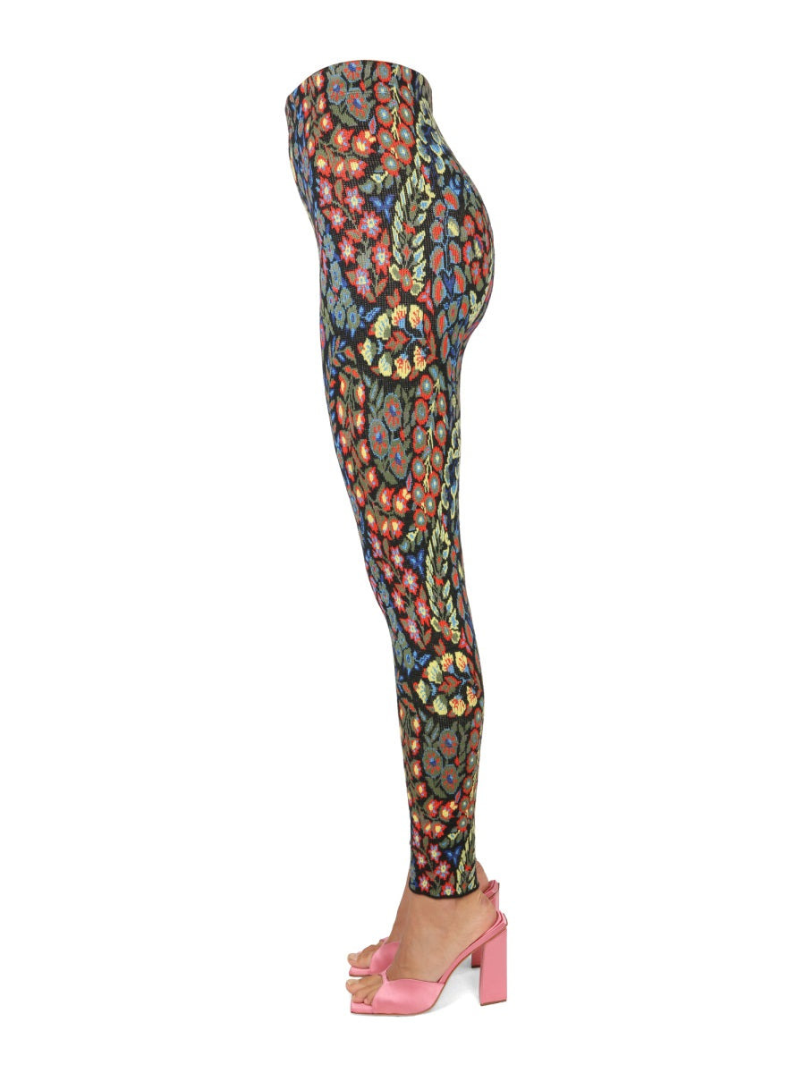 Etro Women Jacquard Wool Blend Top And Leggings - 7