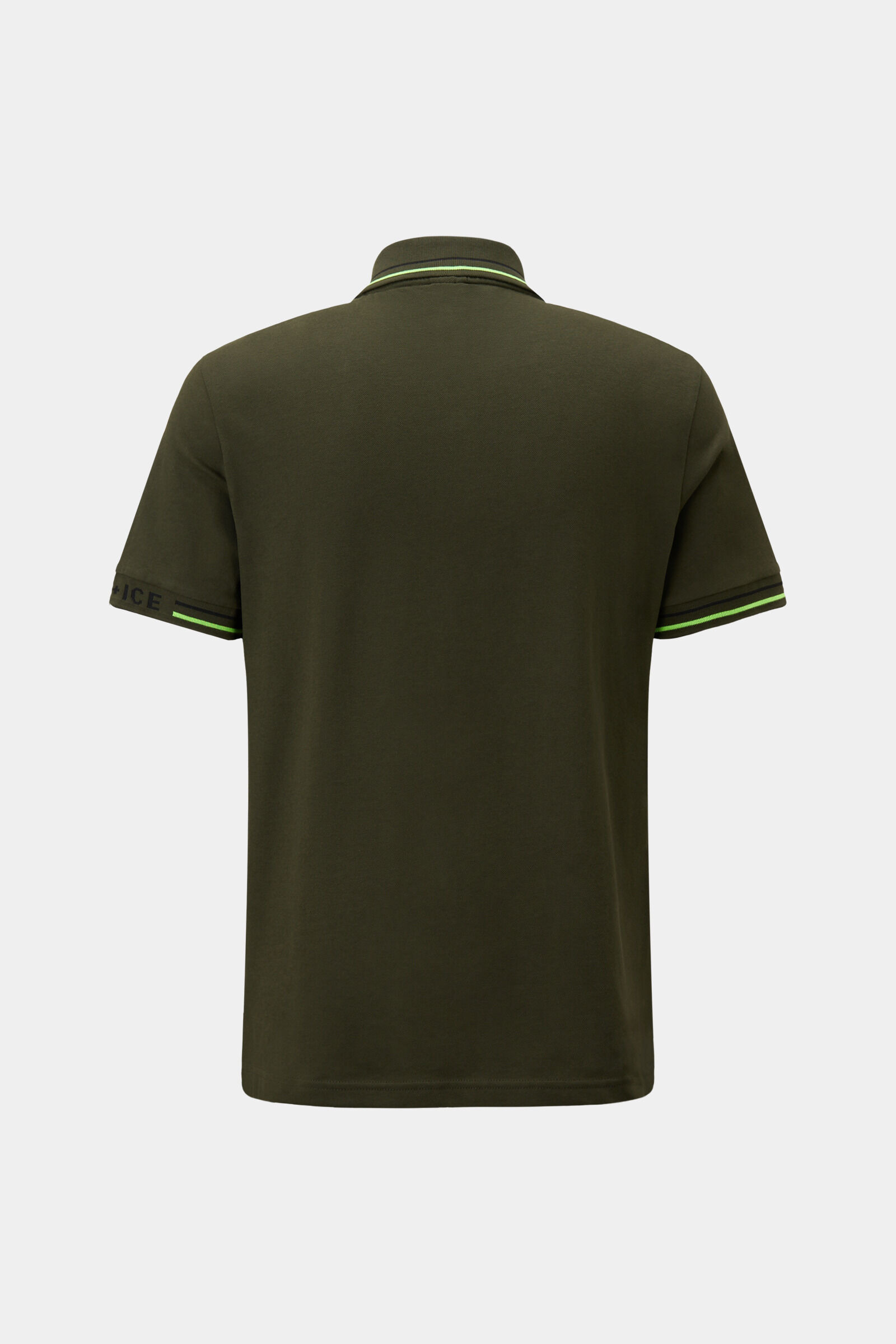 Arjan polo shirt in Olive green/lime - 6