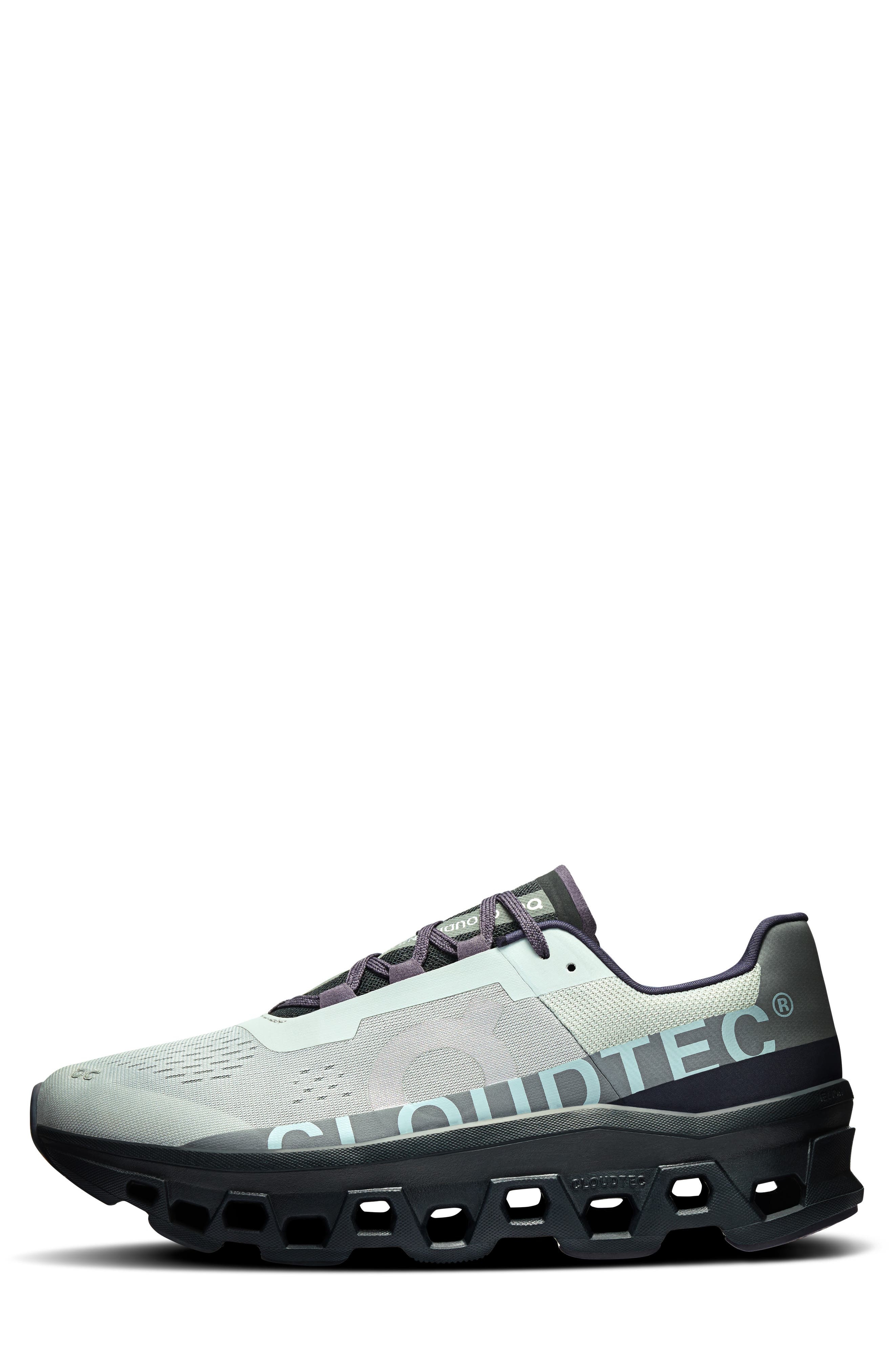 Cloudmonster Running Shoe in Glacier/Black at Nordstrom - 6