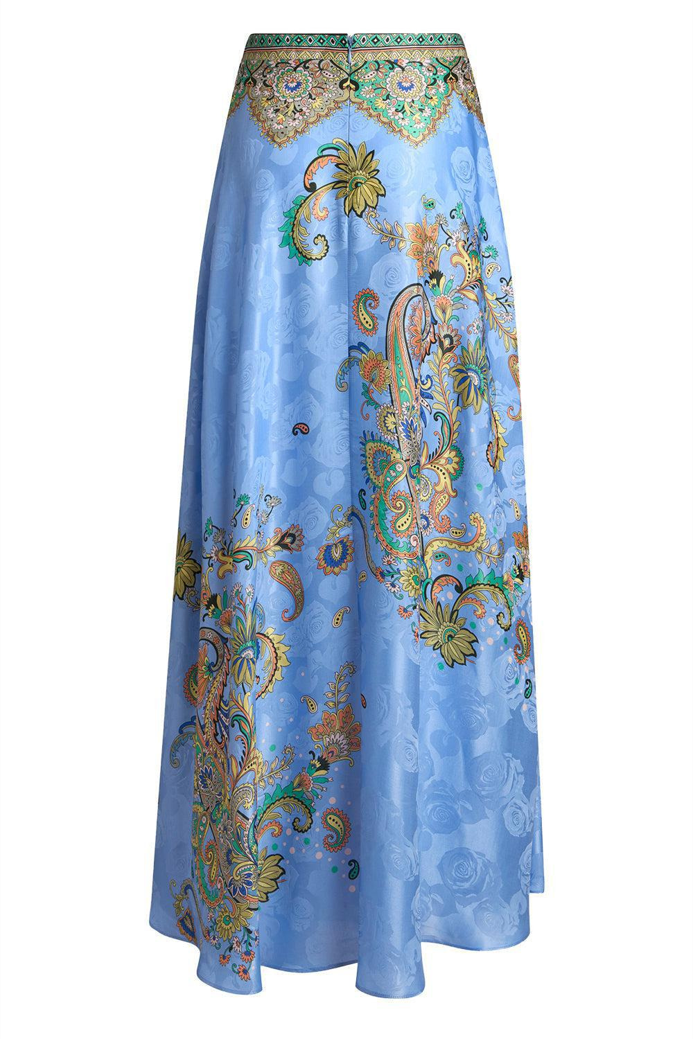 Printed Maxi Skirt - 5