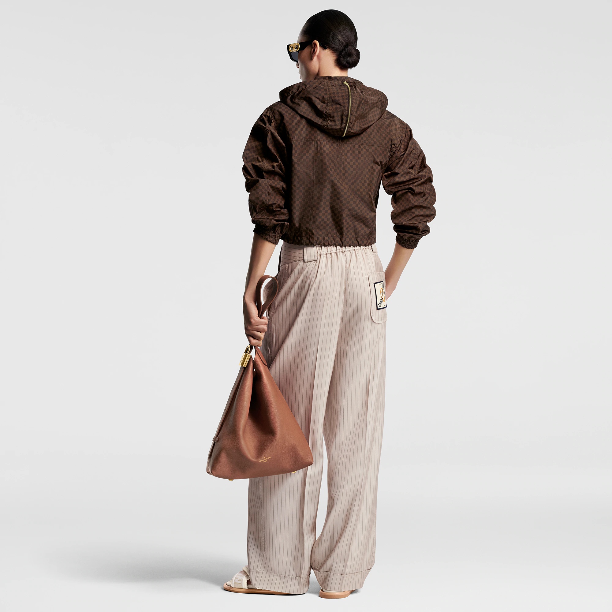 Hooded Damier Jacket - 3