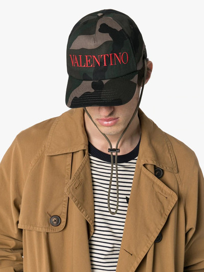 Valentino camouflage logo-embroidered baseball cap outlook