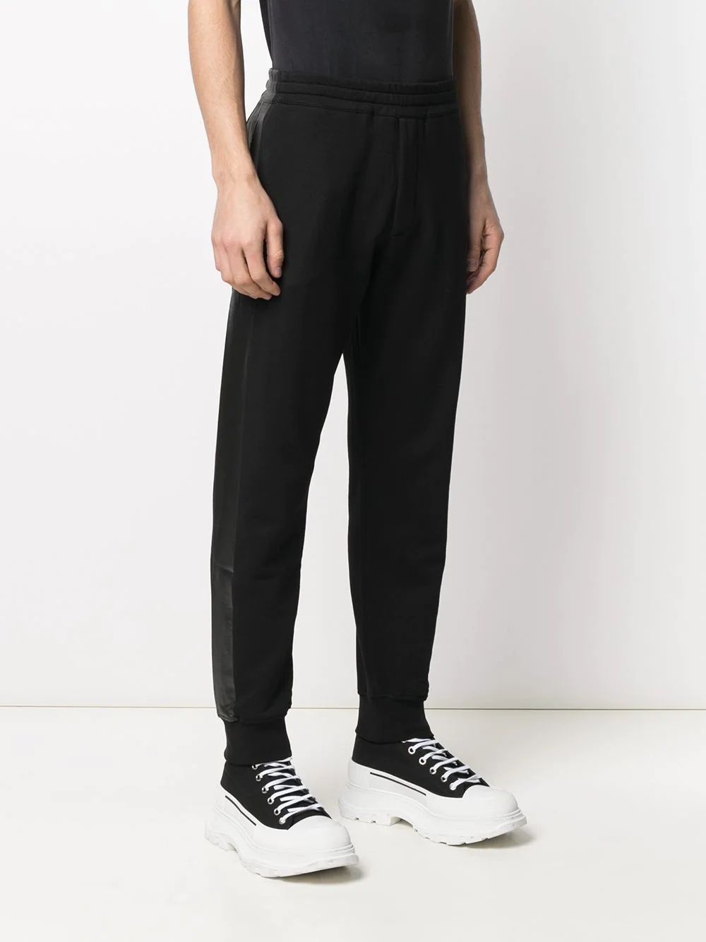 side-stripe track pants - 3