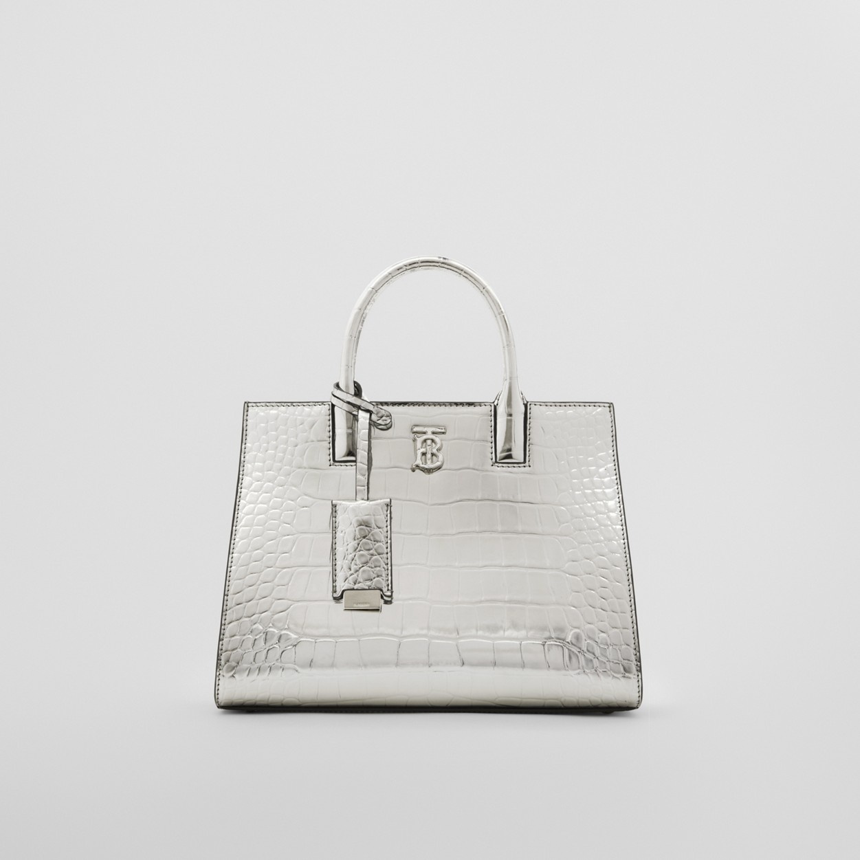 Metallic Embossed Leather Mini Frances Bag - 1