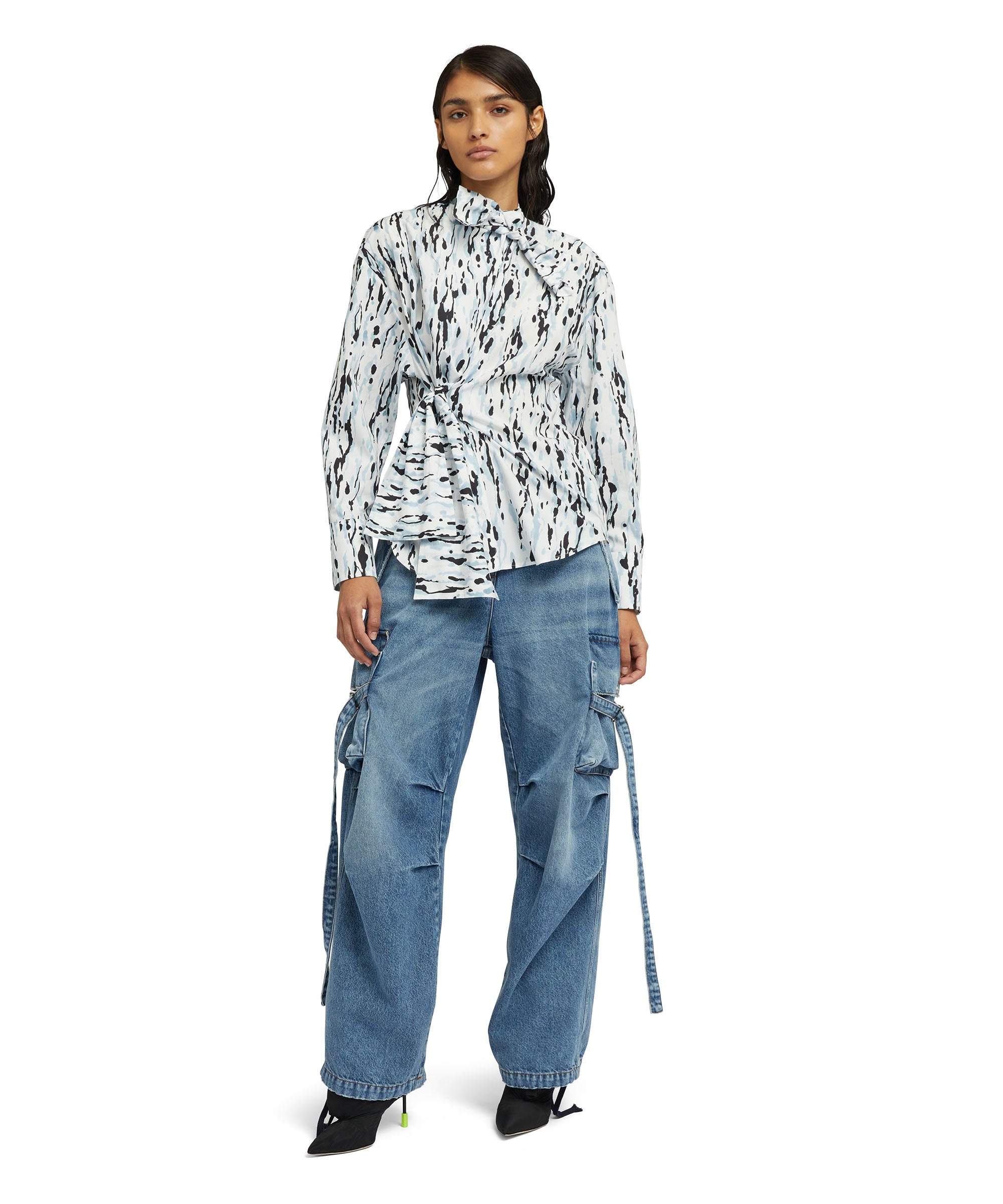 Top with "Wild Illusion" print - 5