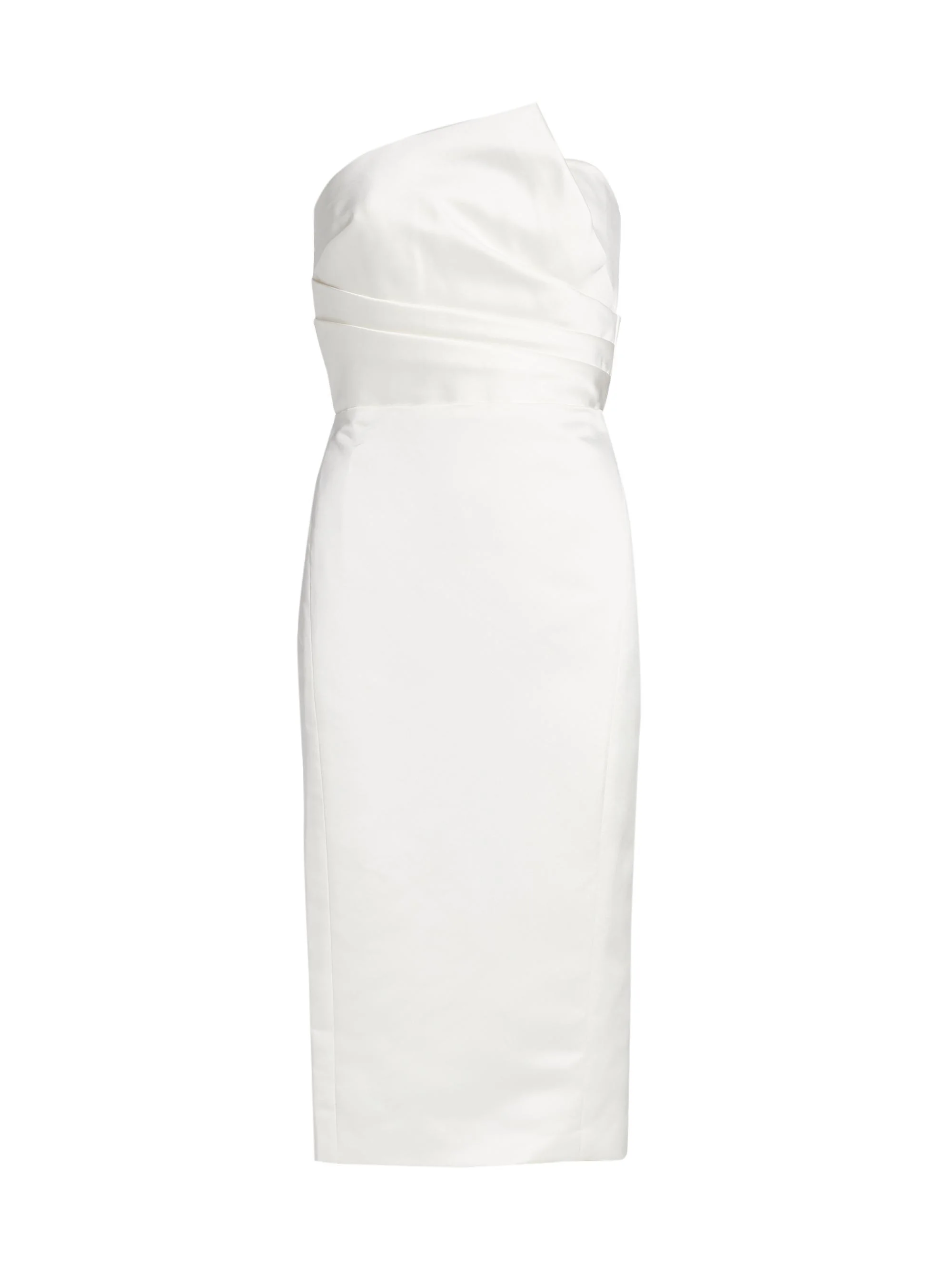 Women's Strapless Slim Dress - Ivory - 1