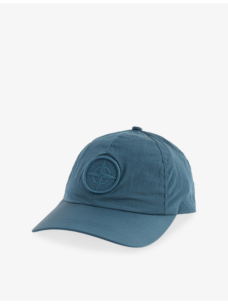 Compass Embroidered-Patch Shell Baseball Cap 1