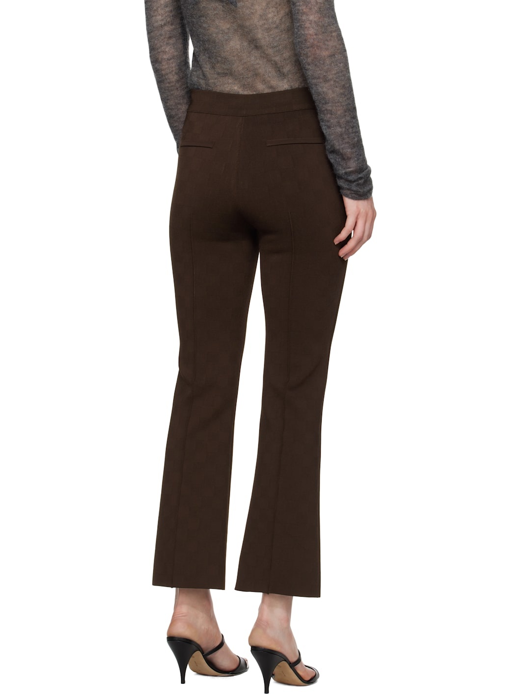 Brown NSFW Kick Trousers - 3