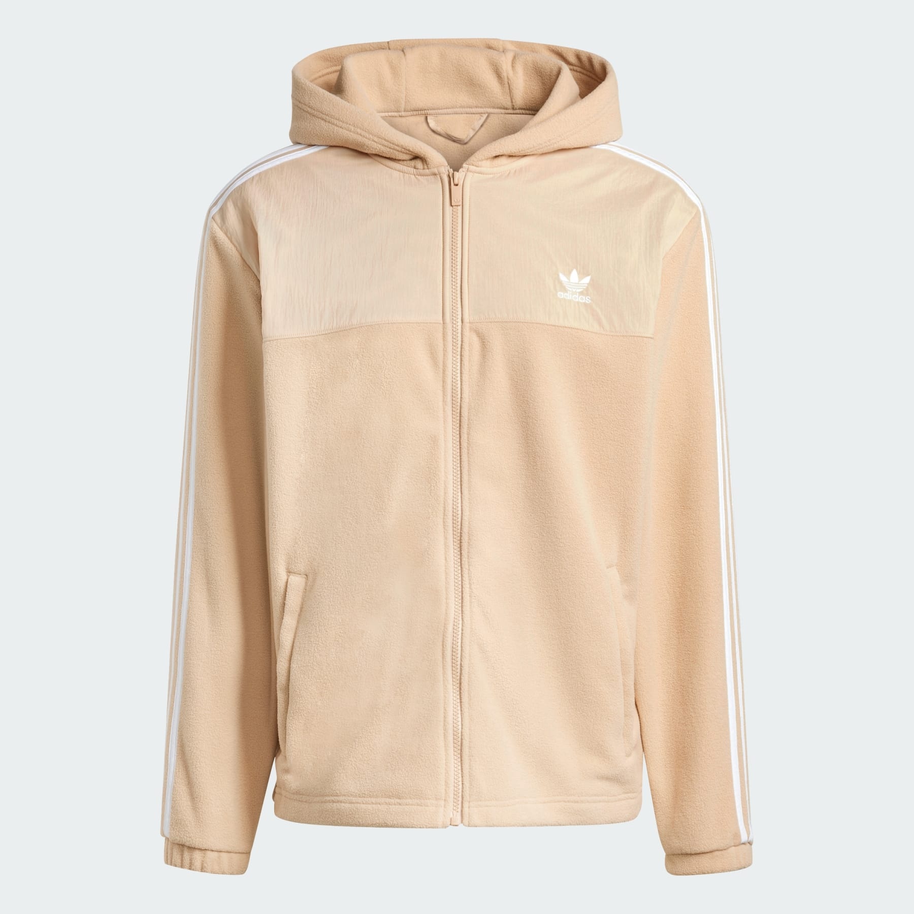 Adidas teddy hoodie hotsell