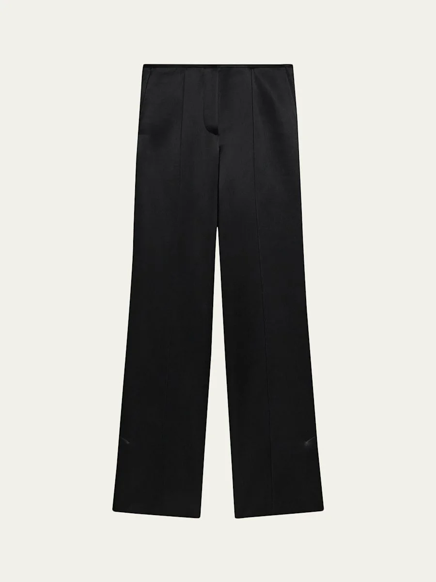 Minimalist Satin Pants - 1