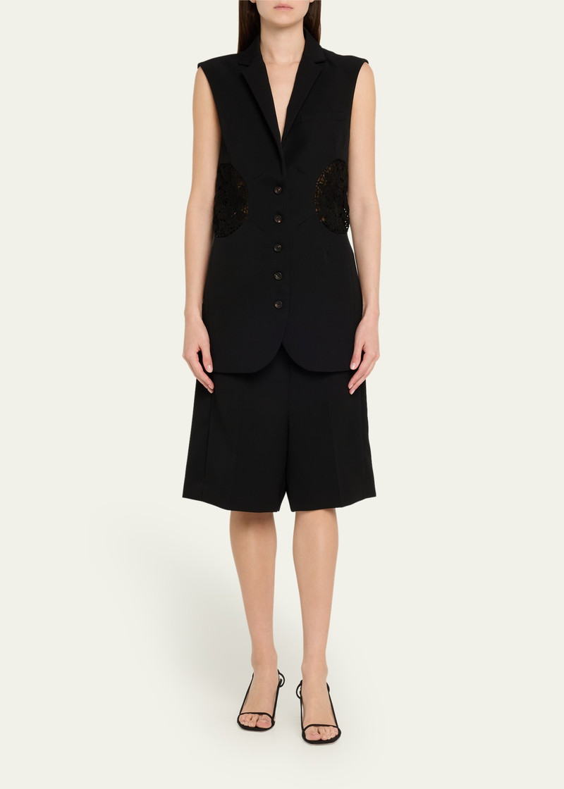 diotima Valentine A-Line Wool Shorts outlook